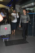 John Abraham, Baba Siddique arrived at airport in Mumbai on 3rd Jan 2014